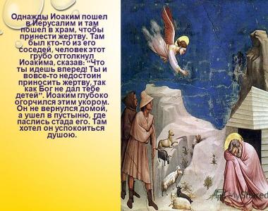 Рождение и юность Девы Марии